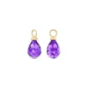 Amethyst Anh&auml;nger f&uuml;r Creolen Gold 585