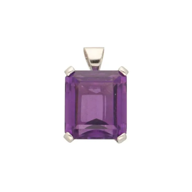 Amethyst Anhänger Weißgold 750 - Privatbesitz