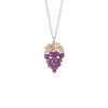Amethyst Collier "Pinot Noir" Silber 925 bicolor
