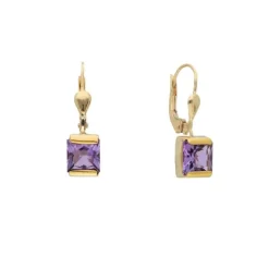 Amethyst Ohrh&auml;nger Gold 585