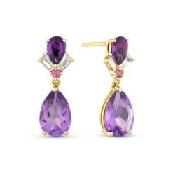 Amethyst Ohrringe Gold 585