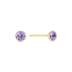 Amethyst Ohrstecker Gold 585