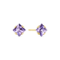 Amethyst Ohrstecker Gold 585