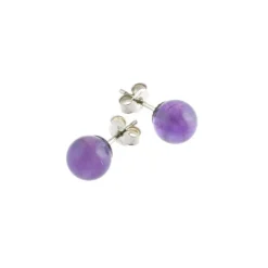 Amethyst Ohrstecker Silber 925