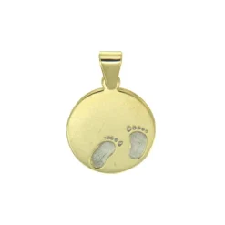 Anh&auml;nger "Babyf&uuml;&szlig;e" Gold 585
