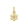 Anh&auml;nger "Blume" Gold 585 Zirkonia
