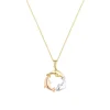 Anh&auml;nger "Delphine" Gold/Rosegold 585