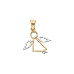 Anh&auml;nger "Engel" Gold 585 bicolor