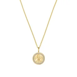 Anh&auml;nger "fleur-de-lys" Gold 585