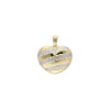 Anh&auml;nger "Herz" Gold 585 bicolor