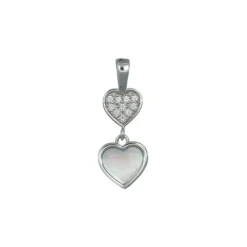 Anh&auml;nger "Herz" Silber 925 Zirkonia