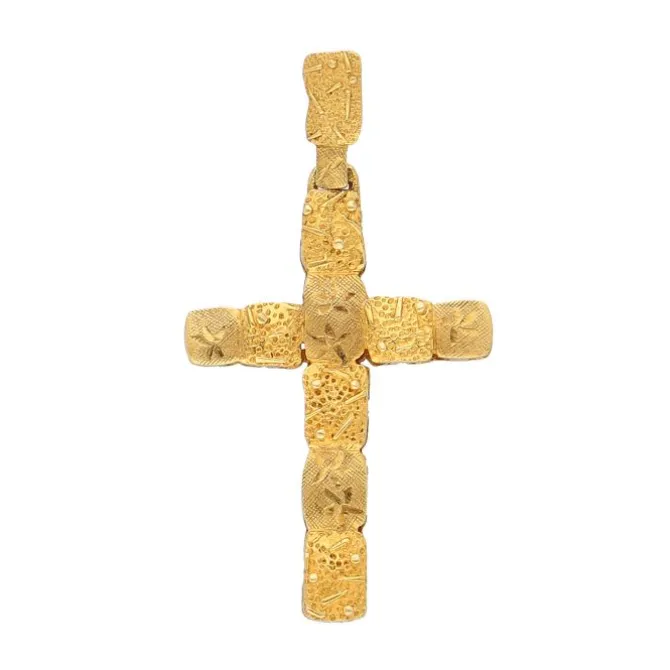 Anhänger "Kreuz" Gold 585 - Privatbesitz