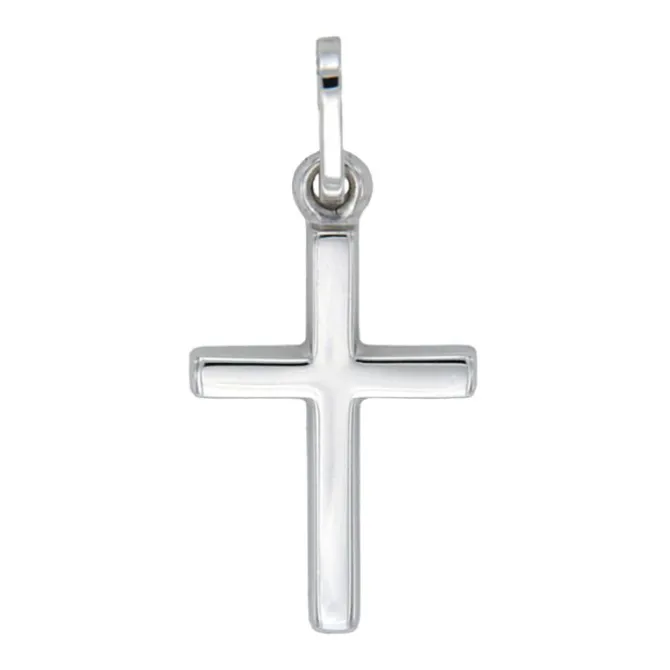 Anhänger "Kreuz" Weißgold 585