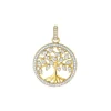 Anh&auml;nger "Lebensbaum" Gold 585 Brillanten 0,46 ct.