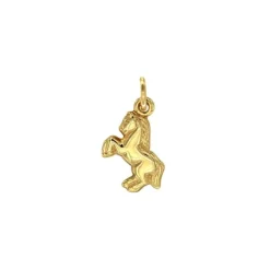 Anh&auml;nger "Pferd" Gold 585