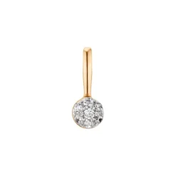 Anh&auml;nger Ros&eacute;gold 585 "Soft Peach" Brillanten 0,12 ct.