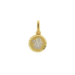 Anh&auml;nger "Schutzengerl" Gold 585 bicolor