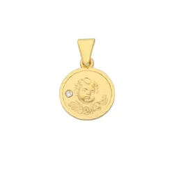 Anh&auml;nger "Schutzengerl" Gold 585