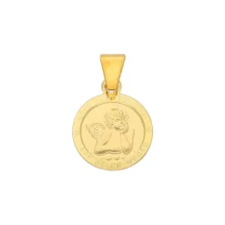 Anh&auml;nger "Schutzengerl" Gold 585