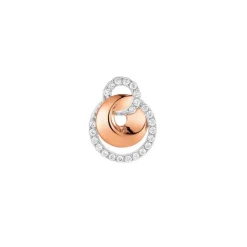Anh&auml;nger Silber 925 bicolor Zirkonia