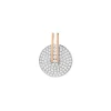 Anh&auml;nger Silber 925 ros&eacute; vergoldet Zirkonia