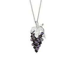 Anh&auml;nger "St. Laurent" Silber 925 Onyx Perlen