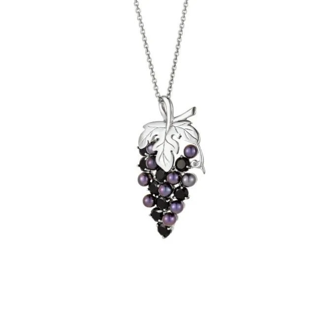 Anhänger "St. Laurent" Silber 925 Onyx Perlen