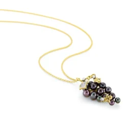 Anh&auml;nger "Zweigelt" Gold 585 Brillanten 0,07 ct. Perlen