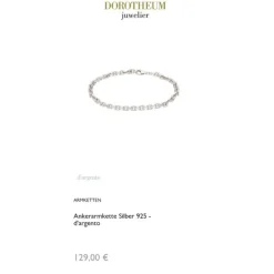 Ankerarmkette Silber 925