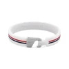 Armband "Clark" Silikon wei&szlig;