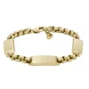 Armkette "Drew" Stahl gold ionenplattiert