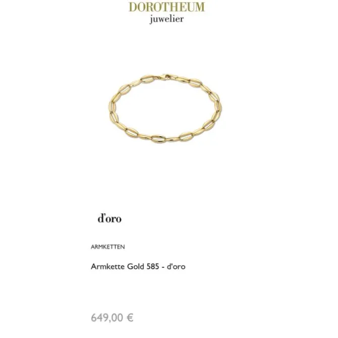 Armkette Gold 585