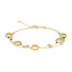 Armkette Gold 585 tricolor