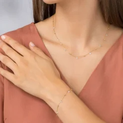 Armkette Gold 585 Zirkonia