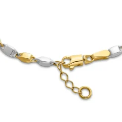 Armkette Gold Wei&szlig;gold 585