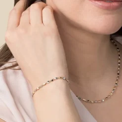 Armkette Gold Wei&szlig;gold 585