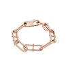 Armkette "Heritage" Stahl ros&eacute;gold ionenplatiert