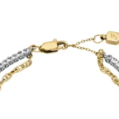 Armkette "Heritage" Stahl tlw. gold ionenplattiert