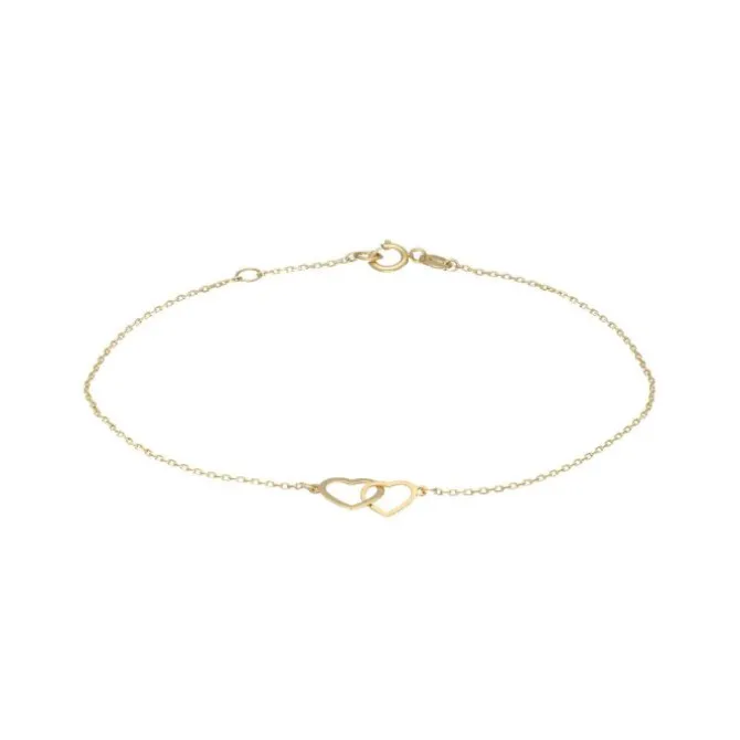 Armkette "Herzen" Gold 585