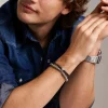 Armkette "Jewelry" Stahl/Leder