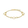 Armkette "Kreise" Gold 585