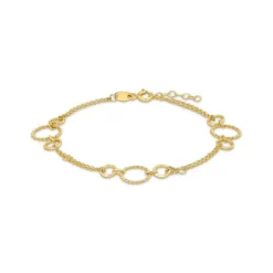 Armkette "Kreise" Gold 585