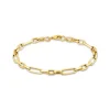 Armkette "paper clip" Gold 585