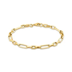 Armkette "paper clip" Gold 585