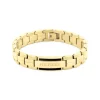 Armkette "Parker" Stahl gold ionenplattiert