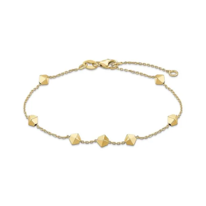 Armkette "Rhomben" Gold 585
