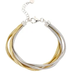 Armkette Silber 925 bicolor