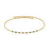 Armreif Gold 585 tlw. schwarz rhod.
