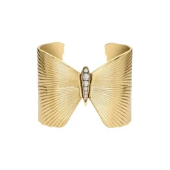 Armreif "Jewelry" Stahl gold ionenplattiert