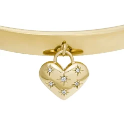Armreif "Sadie" Stahl gold ionenplattiert